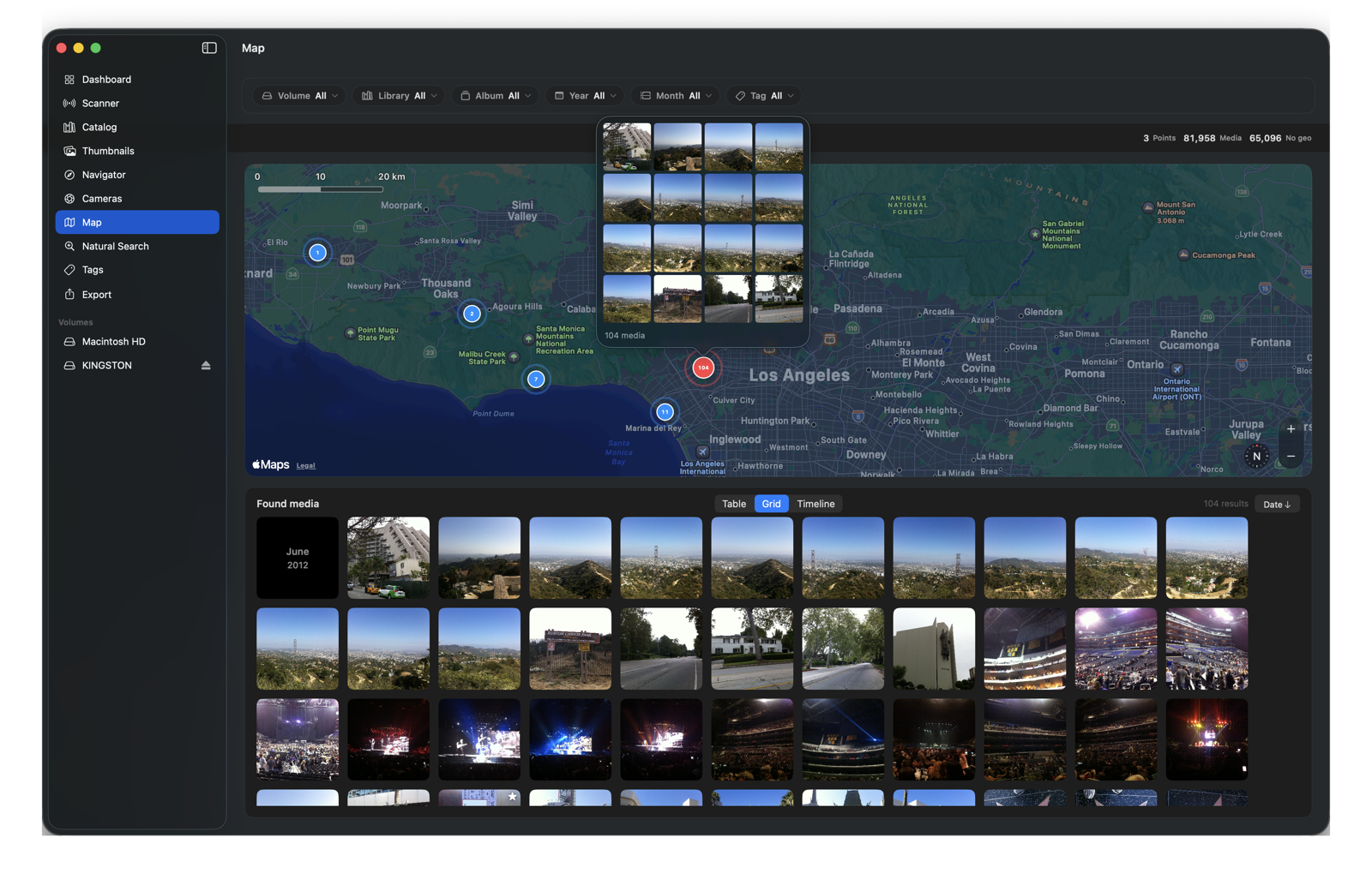 Calypso Photo — Interactive map